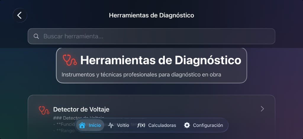 Herramientas de diagnóstico